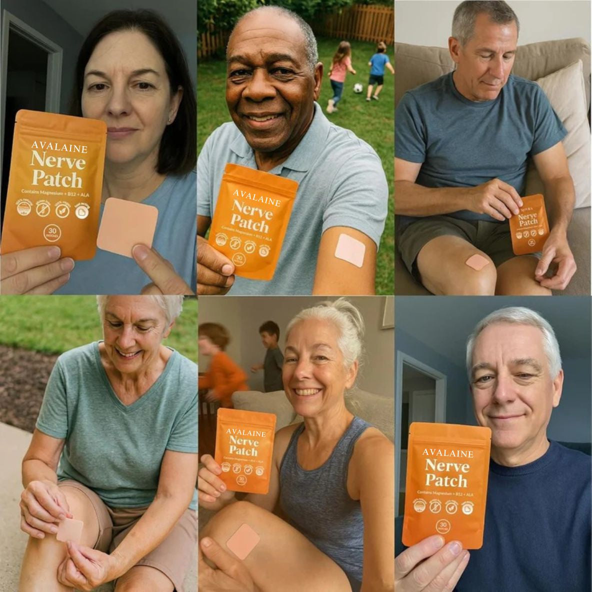 Avalaine® Nerve Relief Magnesium Patches