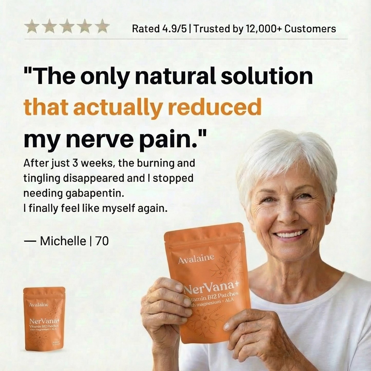 NerVana+® Nerve Relief Vitamin B12 Patches
